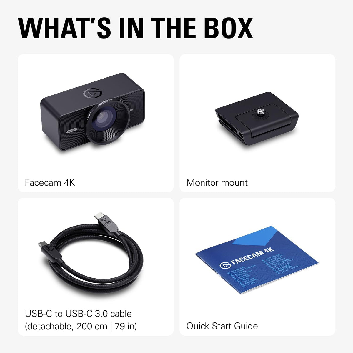 premium 4K Ultra HD webcam