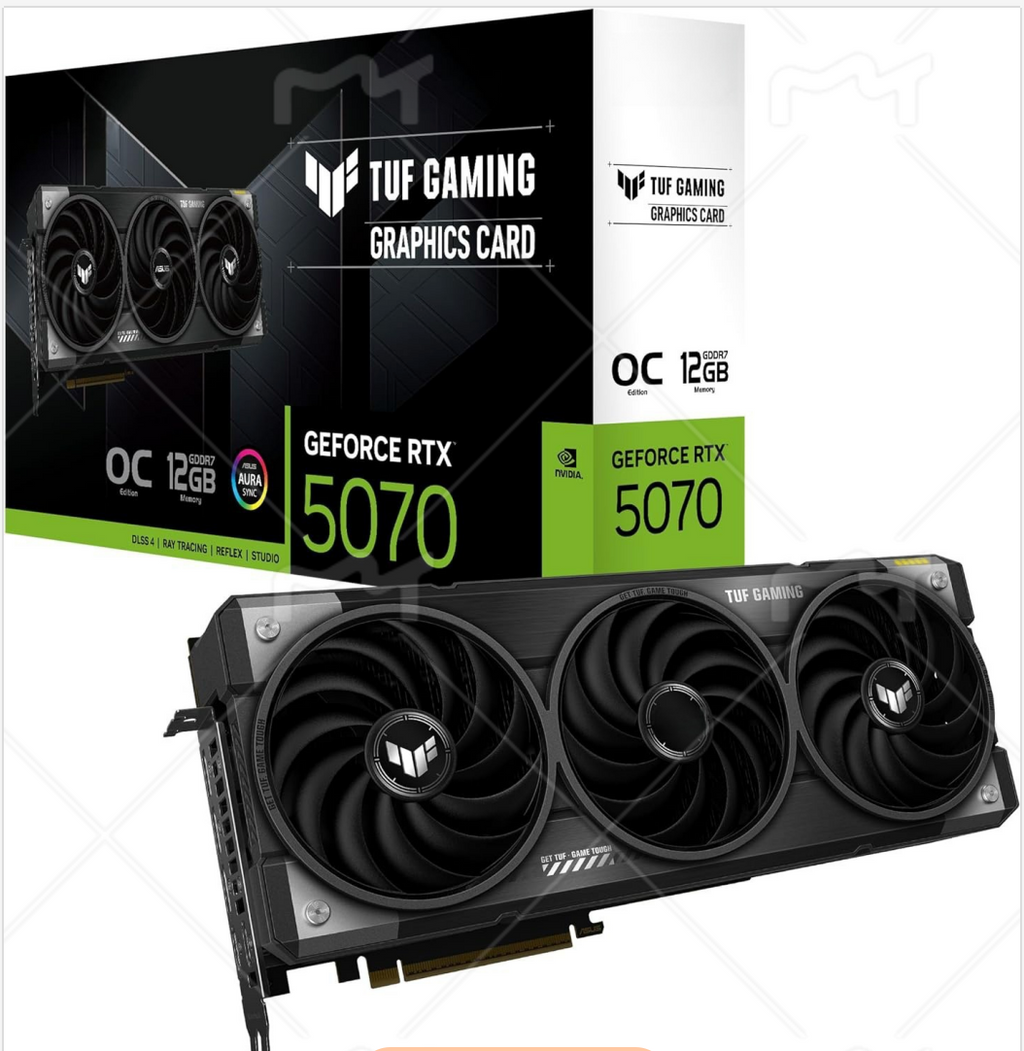 RTX 5070 OC Graphics Card – 12GB GDDR7, Military-Grade Components