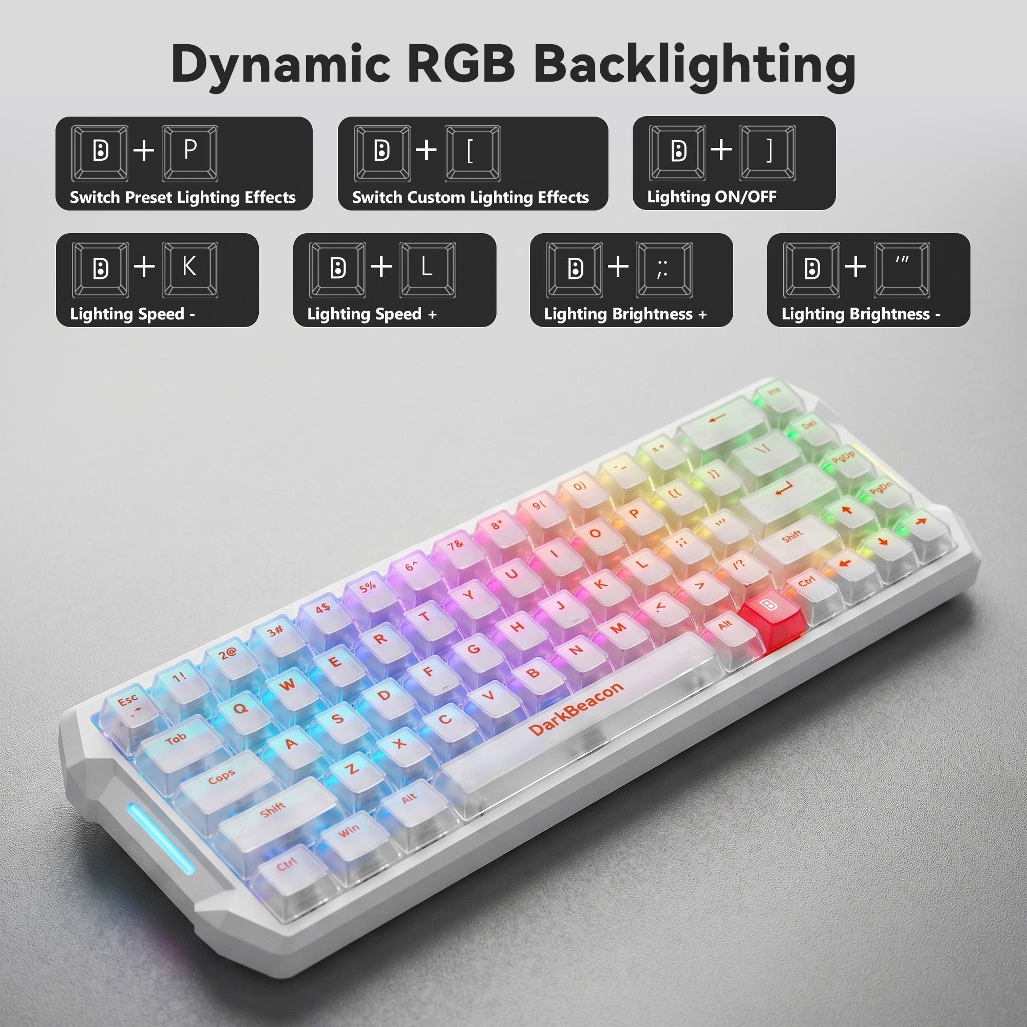 68-Key Hall Effect Mechanical Gaming Keyboard